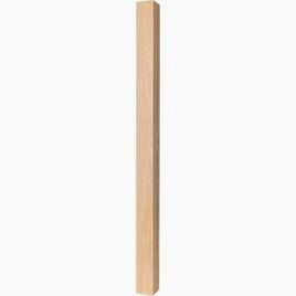 48'' x 3-1/4'' Newel  Post White Oak Square
