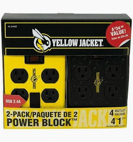 YELLOW JACKET 4 OUTLET POWER BLOCK