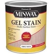 Minwax 616121 Simple White Semi transparent Gel stain qt