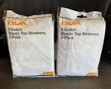 5 Gallon Elastic Top Strainers HDX
