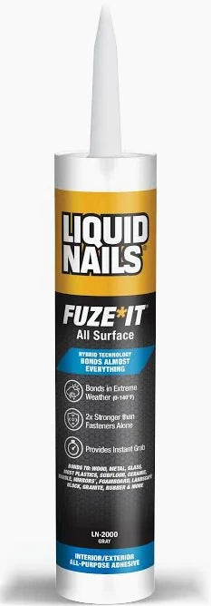 Liquid Nails Fuze Ir All surface 9oz PPG