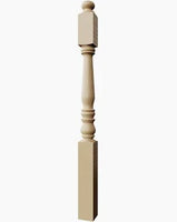 PWO4045 3' x 60" Colonial Traditional Landing Newel Post