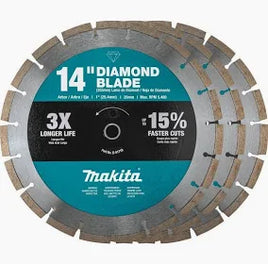 Makita 14'' Diamond Blade pack 3 units