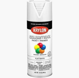 Krylon Colormaxx semi-gloss white 12oz