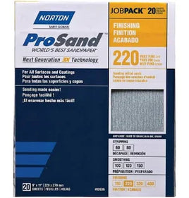 Norton ProSand Grit 220 20/Pack