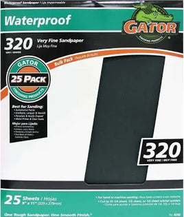 Gator Finishing Products Grit 320 25/Pack