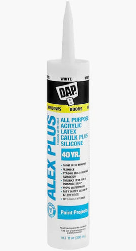 Alex Plus White Acrylic Latex Caulk White Silicone