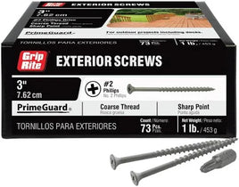 3" Exterior Deck Screws 1LB