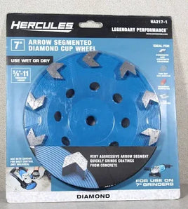 Hercules 7'' Diamond Segmented Turbo Cup Wheel HA217-4