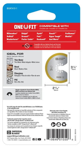 ONE FIT™ STORM TITANIUM THIN METAL SEGMENT BLADE