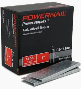 1-1/2" PowerStaples 18 GA Box of  5000 Staples