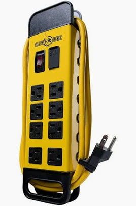 YELLOW KACLET 8 OUTLET POWER BLOCK