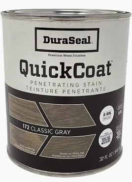 Dura Seal Quick Coat Stain - CLASSIC Gray/Grey Quart