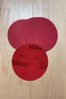 5'' Redheat  Dia Norgrip 50 Grit Box of %