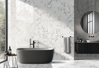 PIETRA STATUARIO 24 X 24 POLISHED TILE.       4pcs/box.   120pcs/crate.   16sqft/box