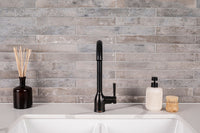 BRICKSTONE TAUPE 2 X 18 MATTE BRICK TILE    32pcs/box.   2112pcs/crate.   8sqft/box