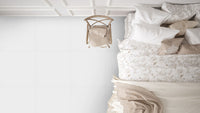 DOMINO WHITE 24 X 24 MATTE TILE.        3pcs/box.  144pcs/crate     12sqft/box